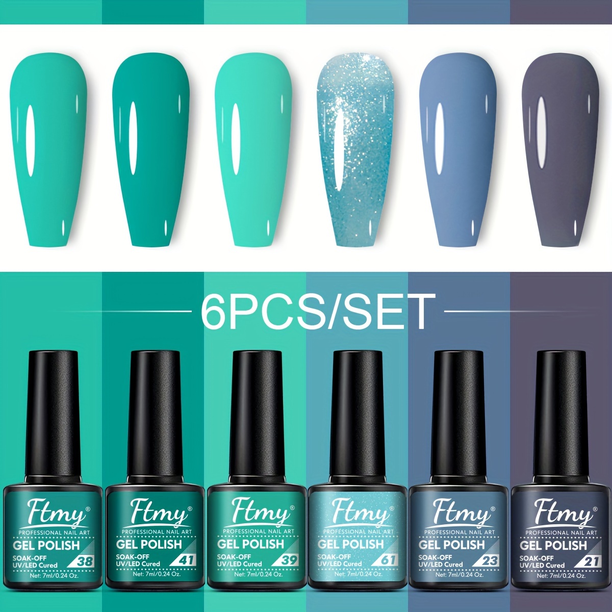 Gel Polish 6 Colors 039