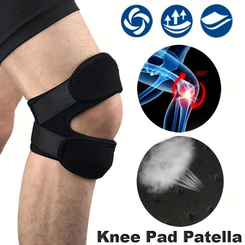 

1pc Patella Strap, 1 Size - Adjustable Outdoor Sports Men's And Women's Fitness Basketball Running Mountaineering Cycling Protection Patella Knee Protection