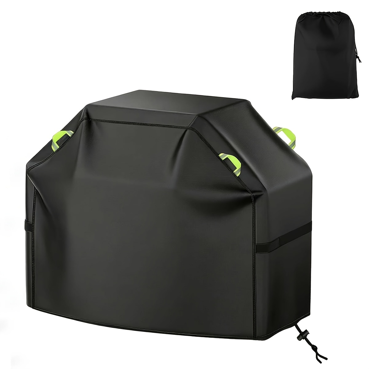 Barbecue Cover, Gas Grill Cover With Handles, Shoulder Strap, And Adjustable Drawstring