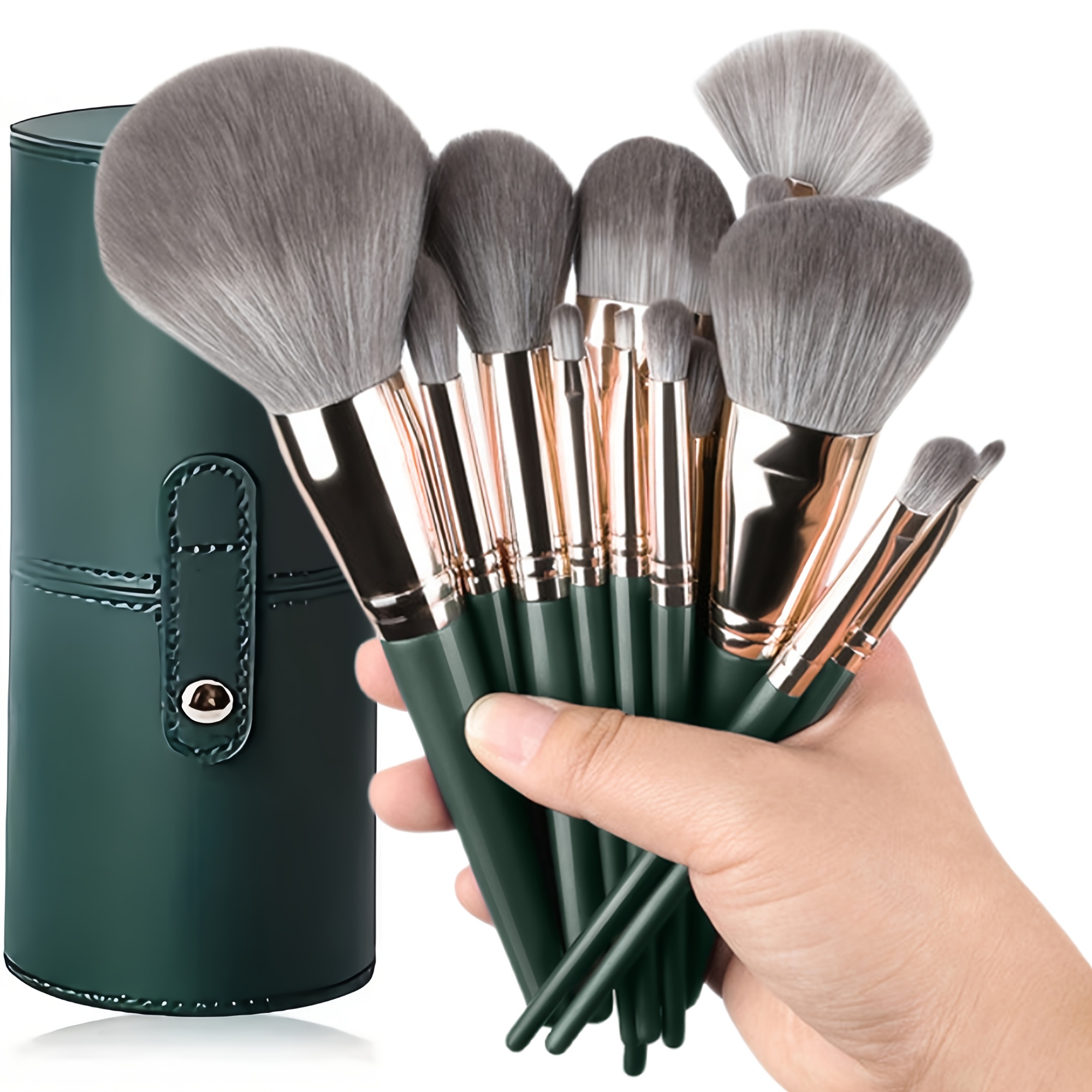 Premium Makeup Brush Set - Soft Synthetic Bristles For Flawless Application, Includes Blush, Foundation, Eye Shadow & More - Perfect For Beginners To Pros, Ideal Travel Companion & Gift