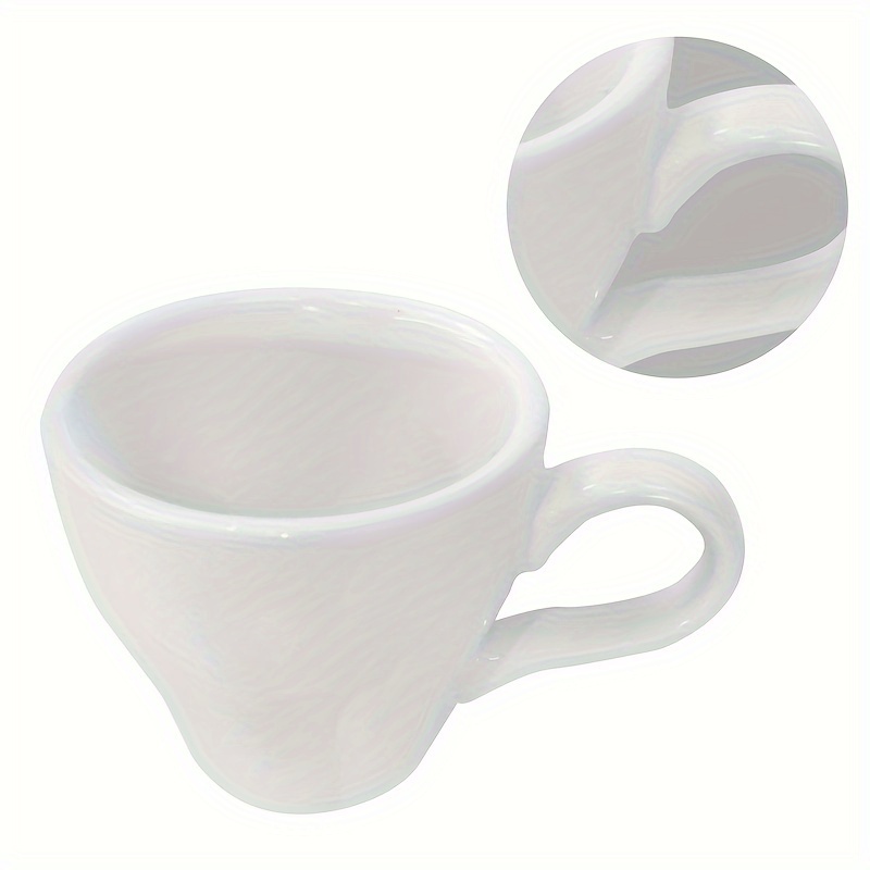 4pcs 1 set white ceramic coffee cup coffee mugs espresso - Temu