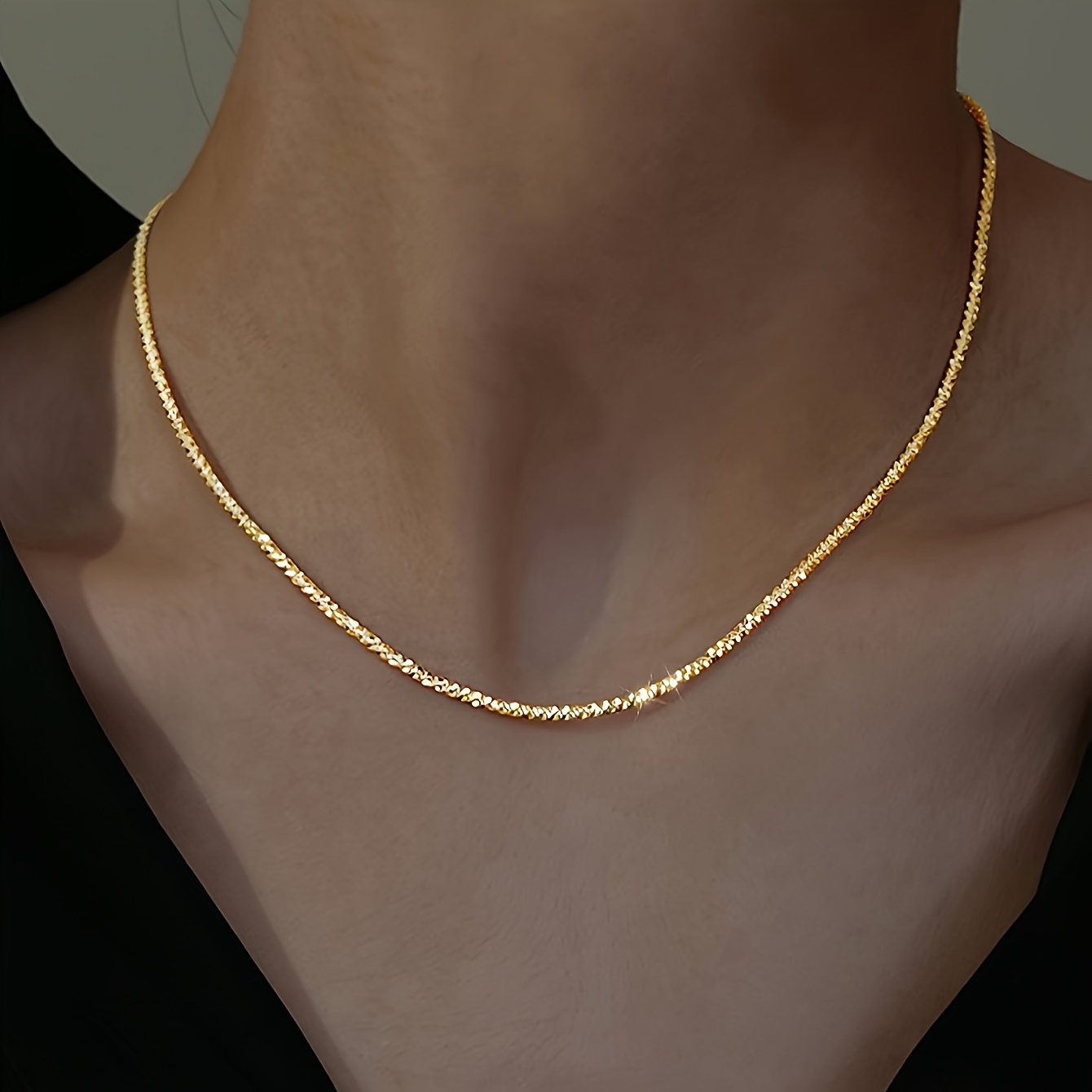 High-quality Stainless Steel, Sparkling Minimalist Star Necklace For Men And Women - Father's Day Gift, Hot-selling Trendy Classic Shimmering Celestial Chain