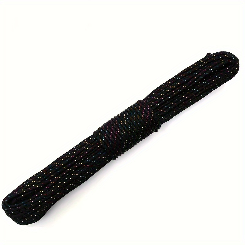 E-shop 1 Rolle Multifunktionales 7-Kern 4mm Geflochtenes Kabel, 25ft/50ft/100ft, Ohne MG Stab/, Geeignet für DIY Basteln, Camping, Zeltreparaturen