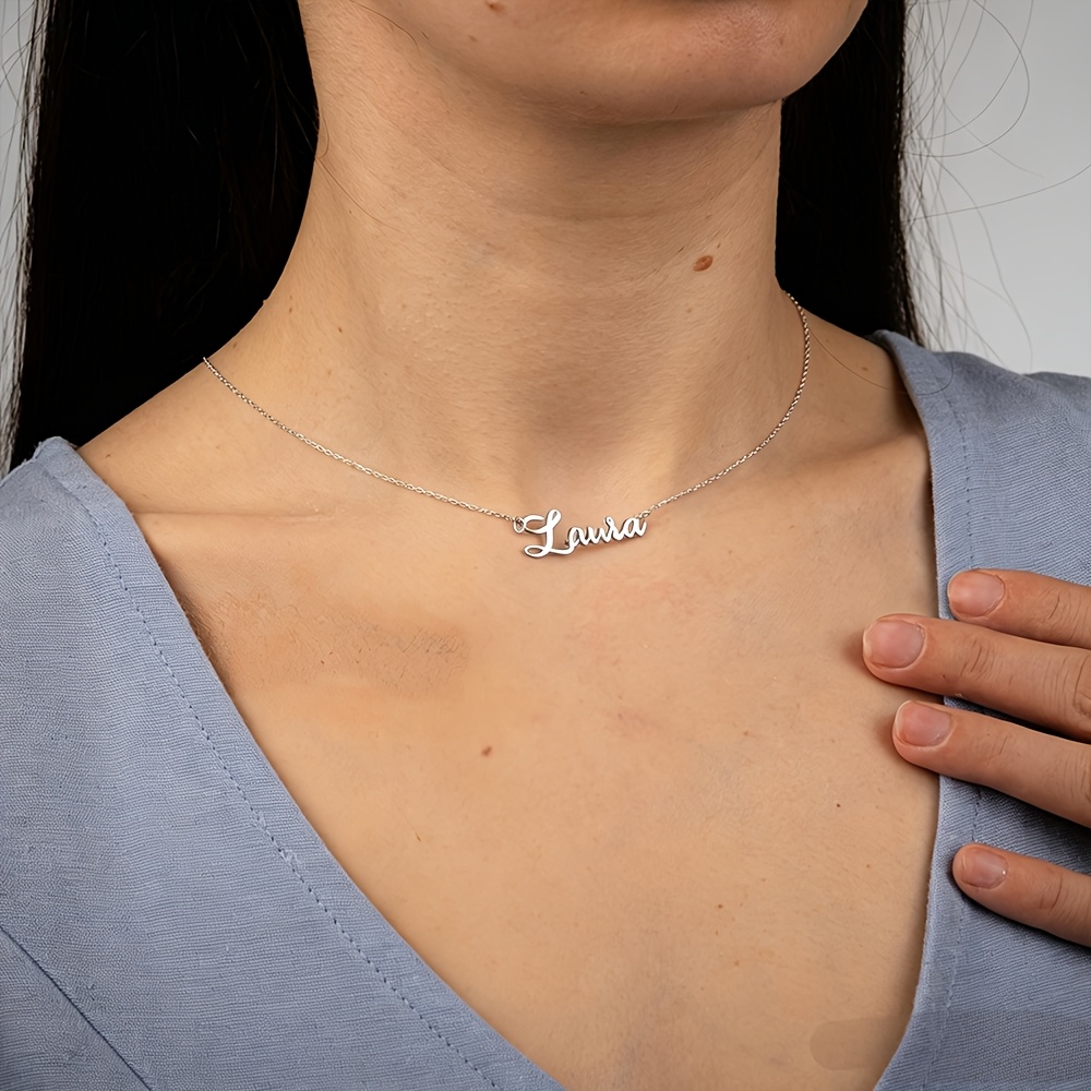 Custom Exquisite Name Necklace, Personalized Fashion Pendant