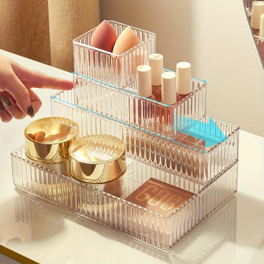 

4/5/6- Plastic Cosmetic , - Drawer Organizer For Makeup, , And , Portable - For Use