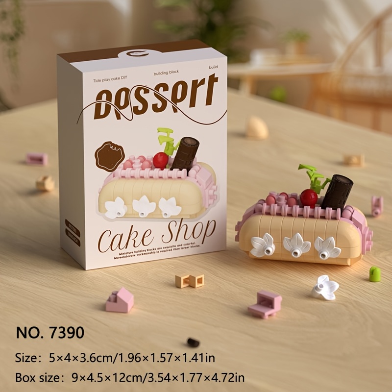 birthday cake strawberry cake birthday gift ornament 184pcs - Temu