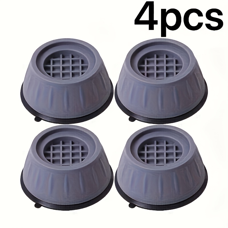 E-shop 4er-Set Große Anti-Vibrations-Pads - Stoßdämpfung und Geräuschreduzierung, Robustes 100% Kunststoffmaterial, Stabile Unterstützung für
