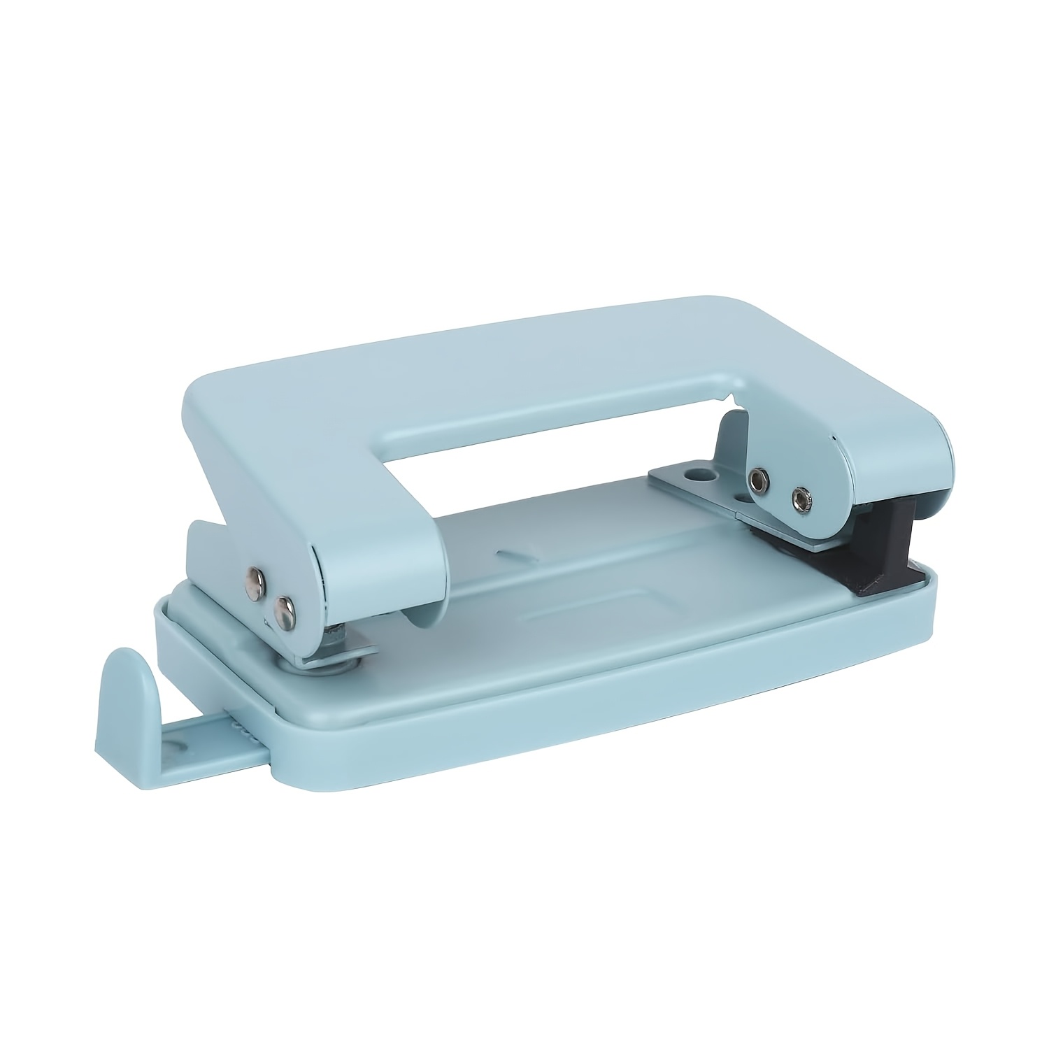 Image of 2 Hole Punch, Metal 2 Hole Punch Adjustable Manual Paper Punch 10 Sheet Capacity For A4/a5/b5 Office Home Supplies File Folder
