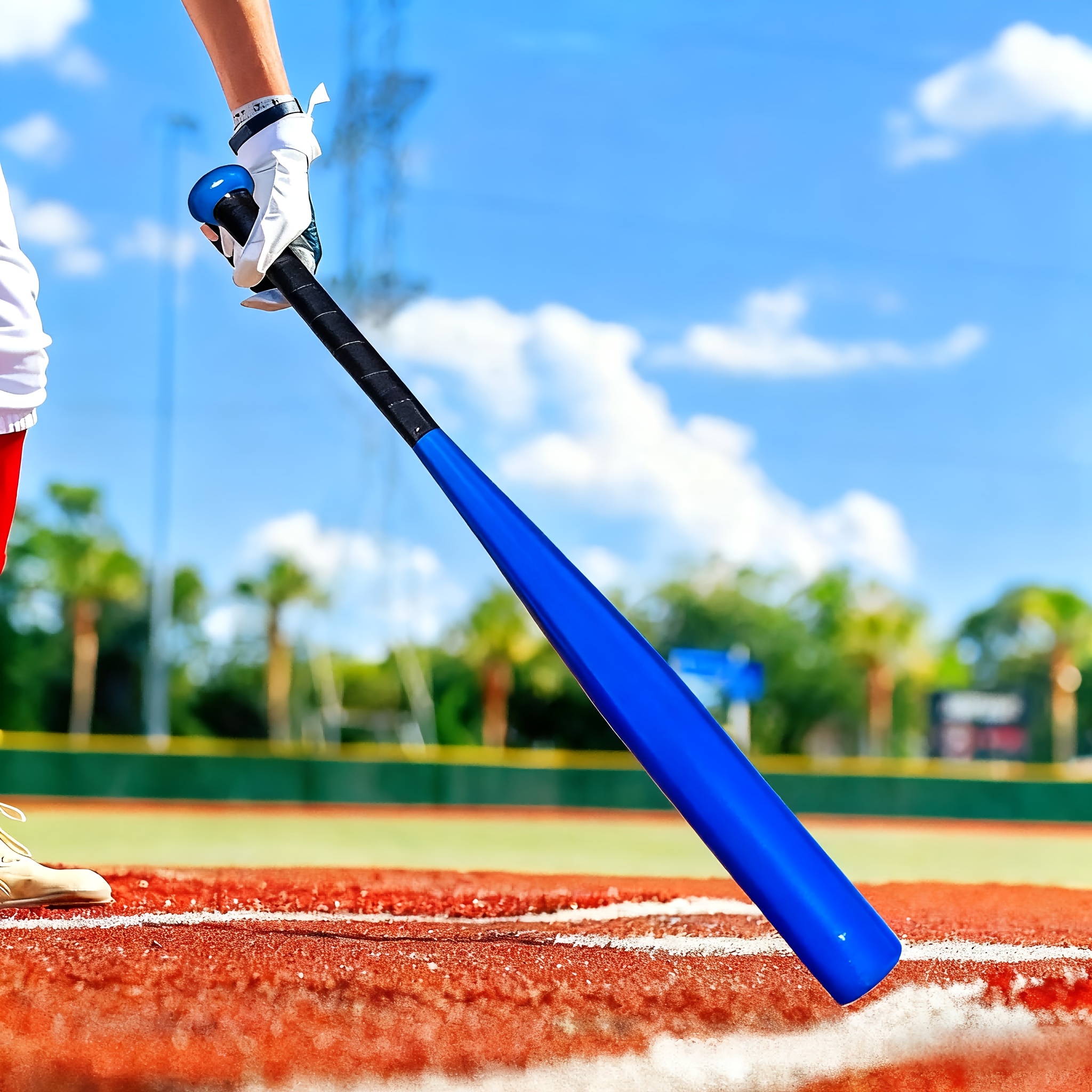 Image of Multicolor Aluminum Alloy Baseball Bat, Outdoor Sports Training, Non-slip Grip, Durable Baseball Bat