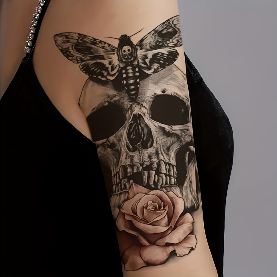 Moth Skull Tattoo