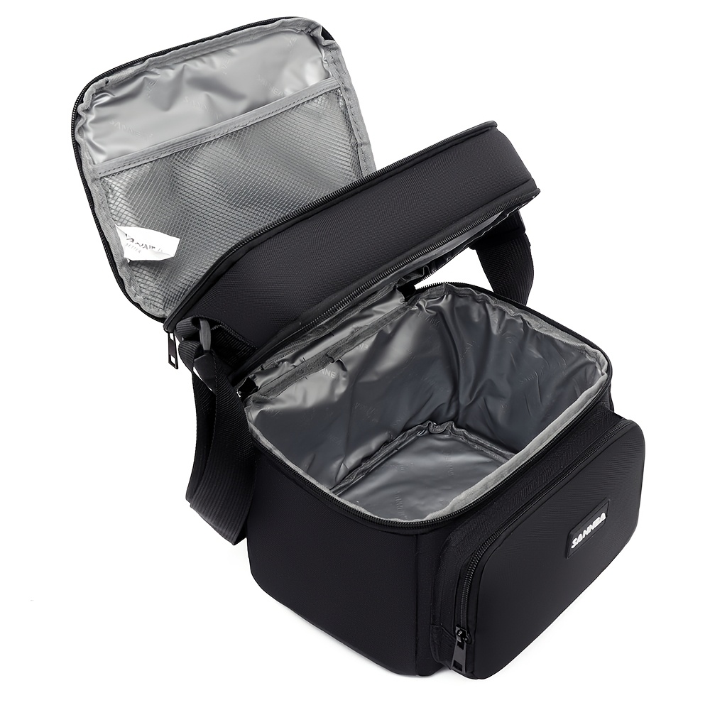 TEMU Bolsa de picnic de capa de gran capacidad para exteriores y camping, bolsa de almuerzo para hombre, bolsa bento, bolso de , bolsa de hielo de un