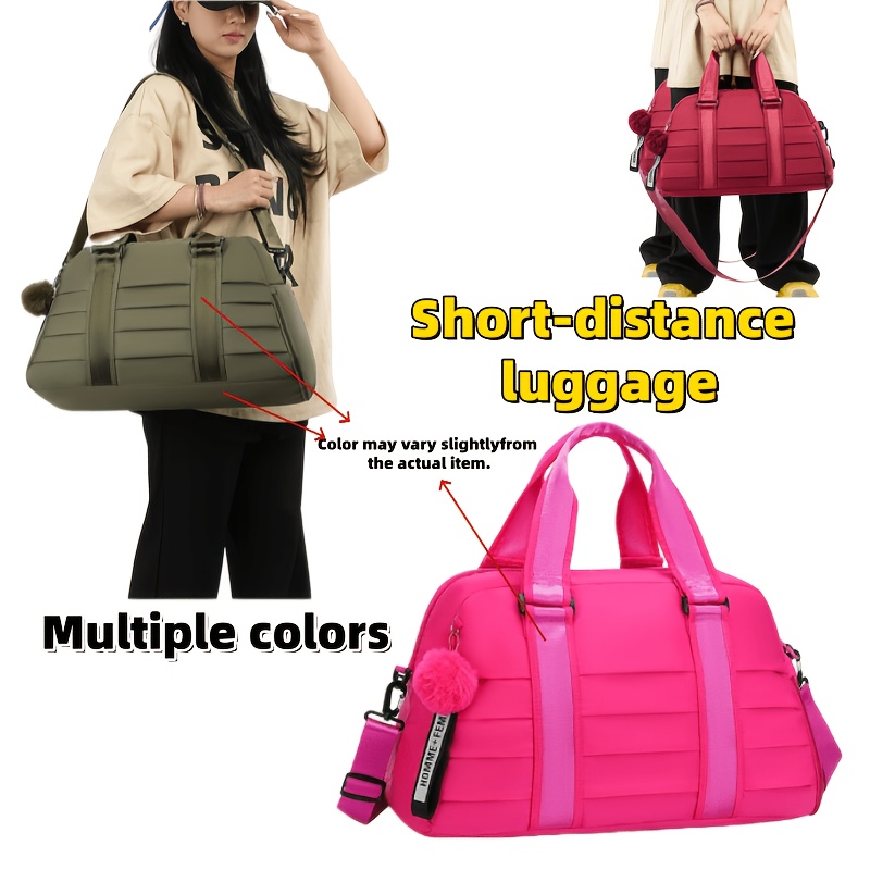 Stylish Solid Color Minimalist Single-Shoulder Bag