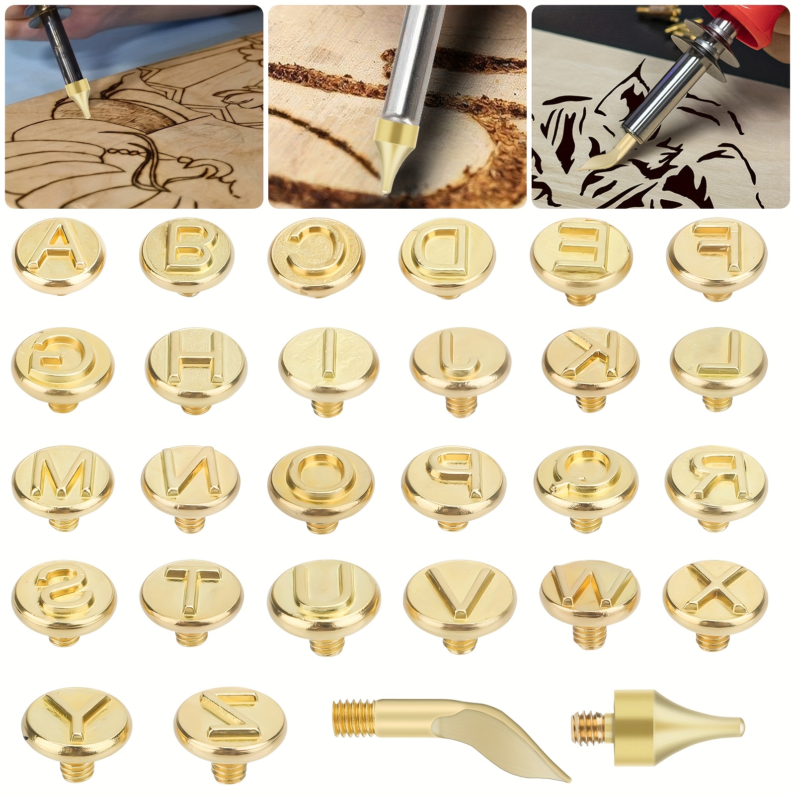 wood burning pen kit sold on Temu United States