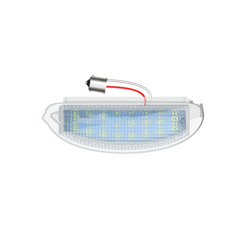 TEMU 1pc Lampe de plaque d'immatriculation LED pour voiture, compatible avec Renault Clio/, ensemble plaque d'immatriculation