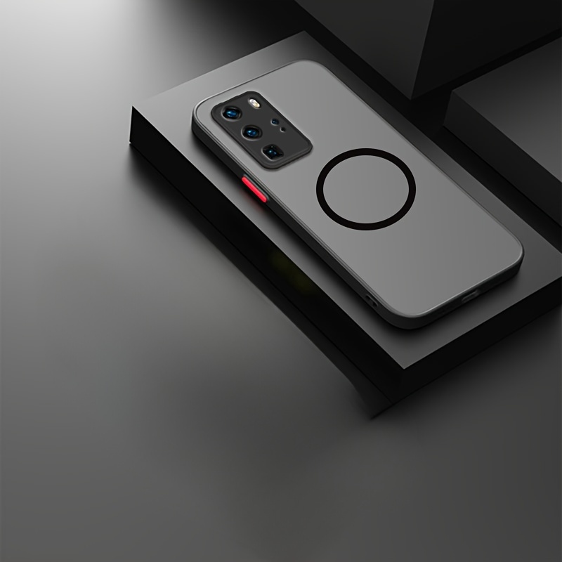 Image of Phone Case - Frosted Matte Case For Huawei P60 P50 P40 P30 Protective Case Anti-fingerprint For Huawei P60pro P50pro P40pro P30pro Hard Case Pc+ Anti-fall Protective Case