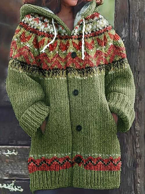 3j3 womens casual hooded color block jacket olive green with red black white geometric pattern lightweight outerwear hand clean cozy winter apparel textured design streetwear fashion trendy outerwear soft fabric stylish coat fashion women
