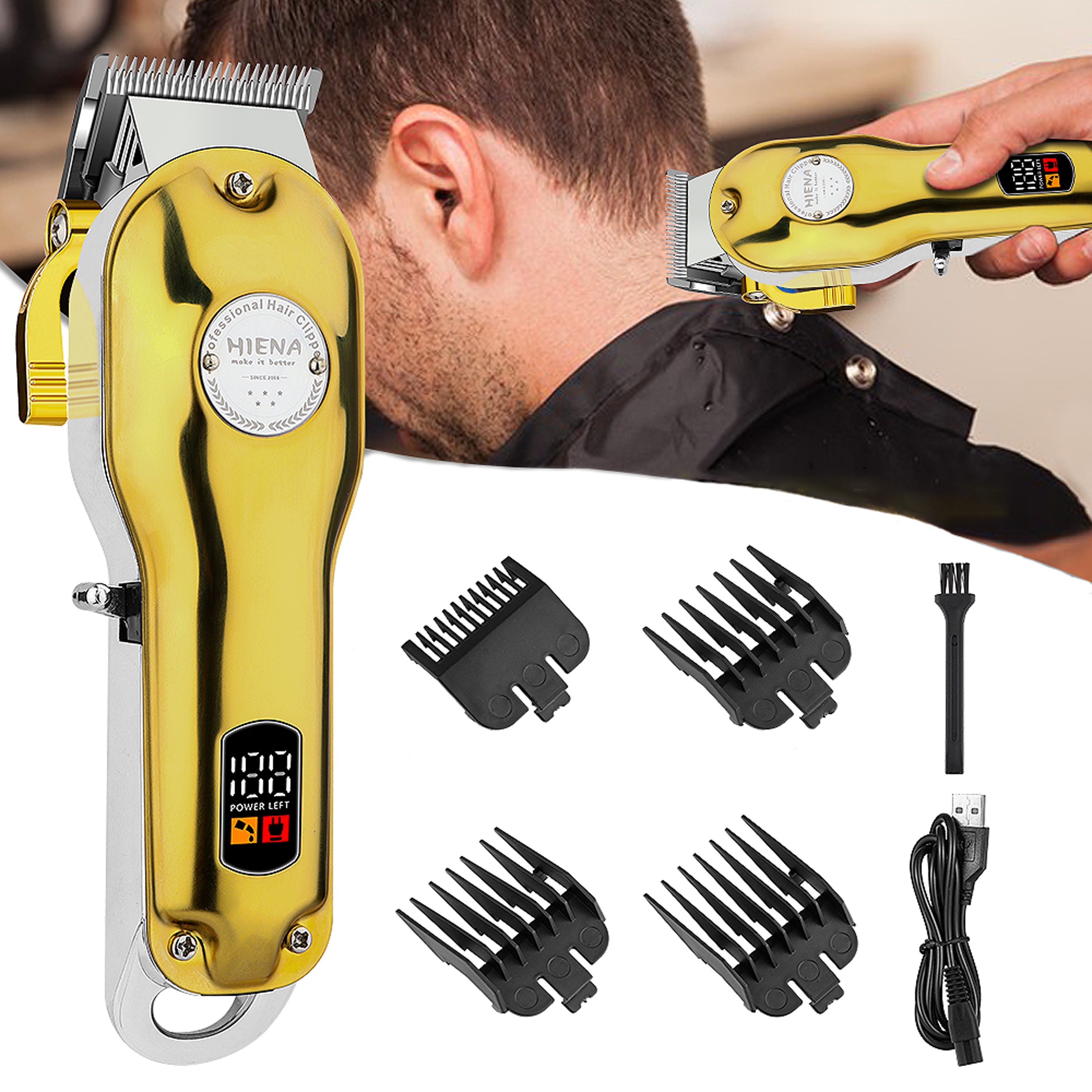 

Electric Hair Clipper, Men's Beard Trimmer, Barber Hair Clipper For Personal Use At Home, Haircut Machine, Gifts For Men, Father's Day Gift