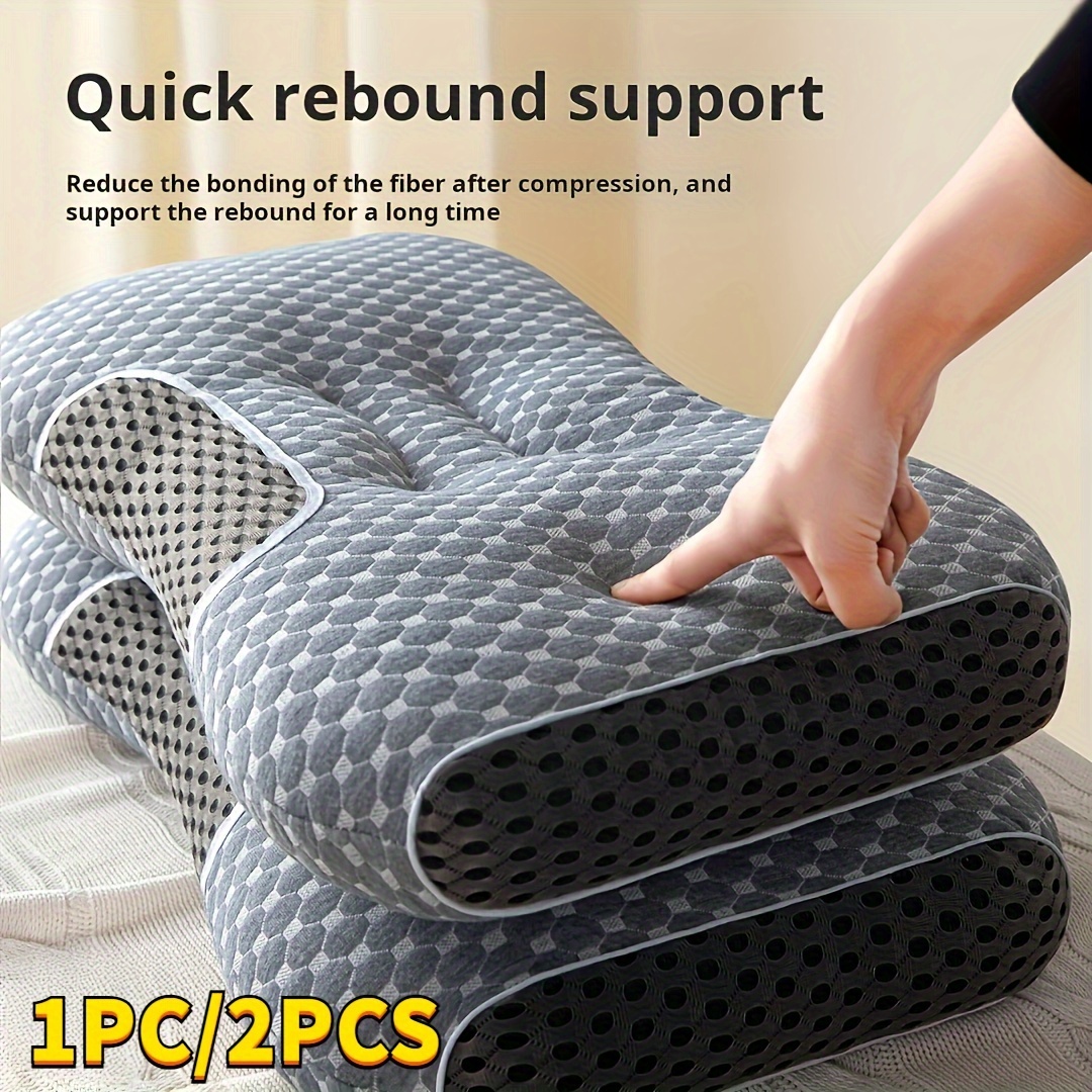 

1pc Knitted Cervical , Massage , Moisture Absorbing Household Bedding Suitable For , , Decoration