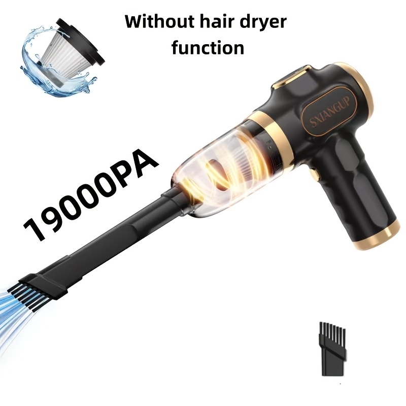 Image of 120w Powerful Handheld Vacuum Cleaner, Digital Display Cordless Vacuum Cleaner, Suitable For Car Interior Cleaning, Household Keyboard Sofa Rechargeable Mini Dust Removal Artifact