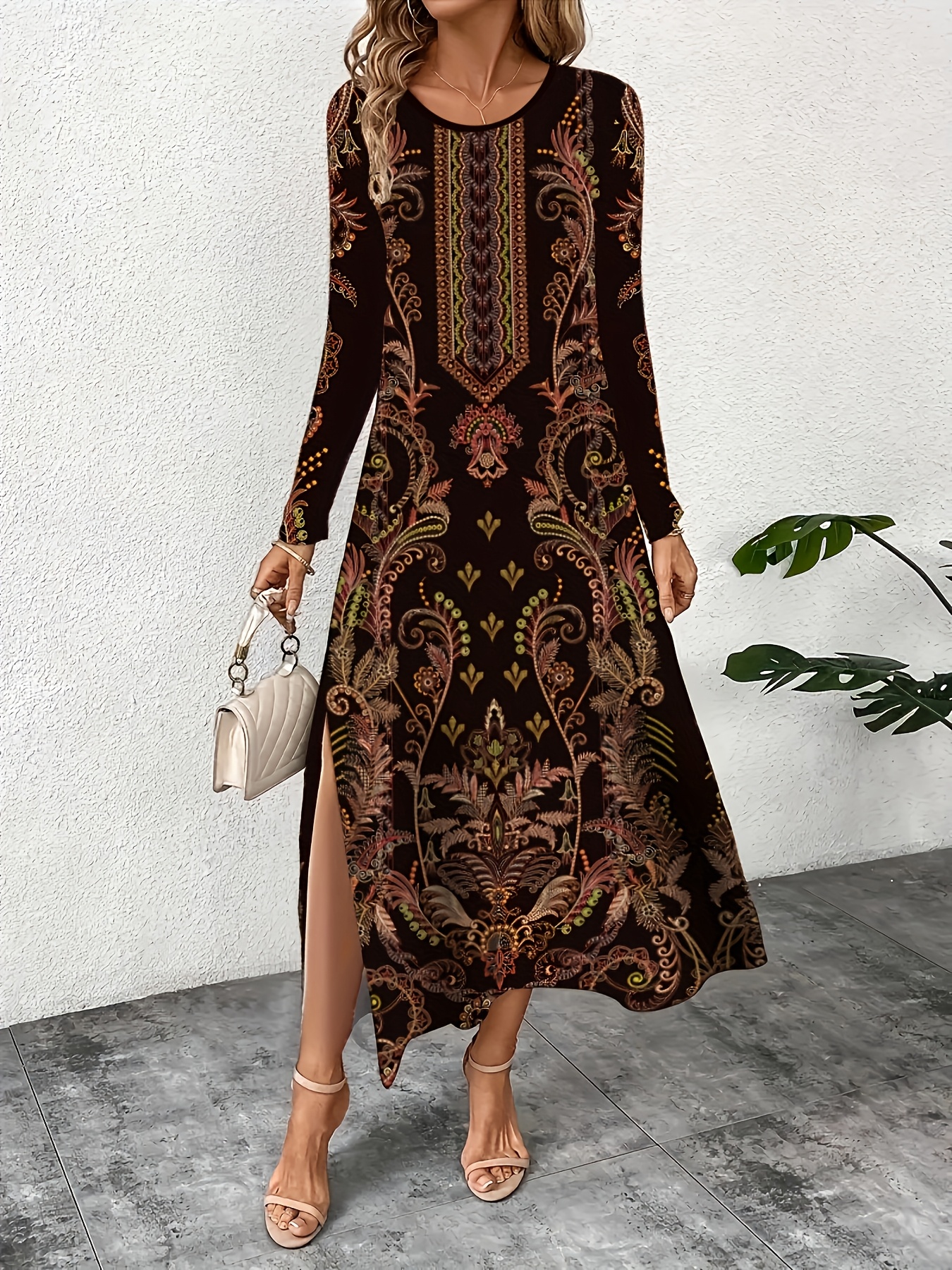 green emerald velvet dress Boho Silk Dress for Women, Open Back Floral High Low Maxi, Luxury Gypsy Flowy Outfit, Bridesmaid Gift, Festival Wear Beachwear, Gift for Her