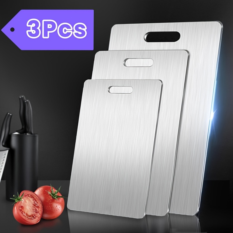 

Stainless Steel Chopping Board Set