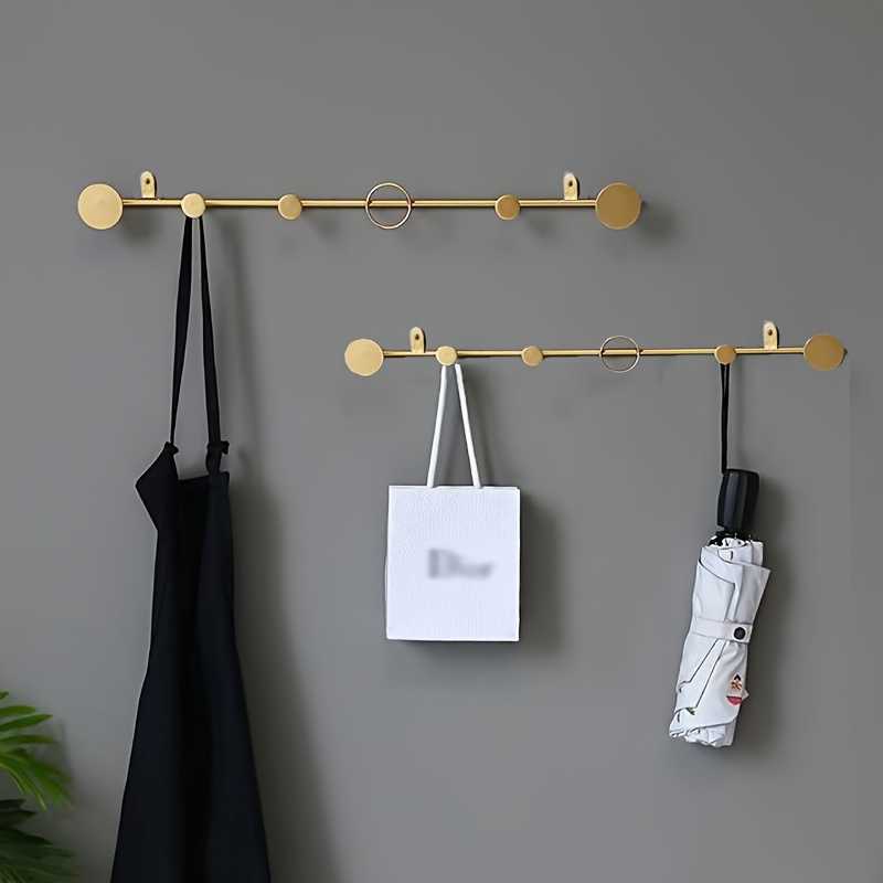 Luxury Coat Rack, Wall-mounted Entryway Hanger With Hooks, Wall Decor Coat Hanger