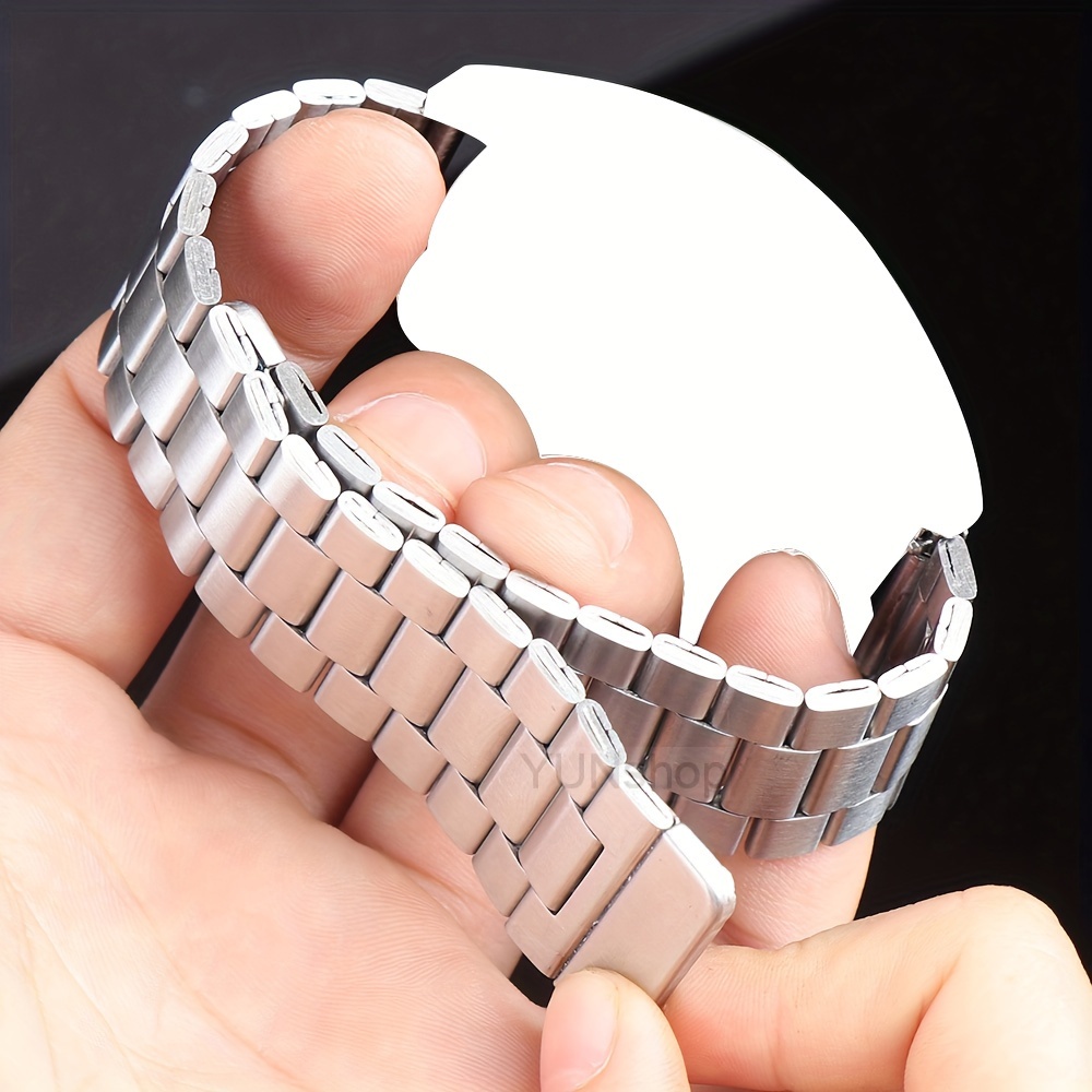 TEMU Cinturino per smartwatch da 22mm a 2 magnetico in acciaio inossidabile, per Huawei Watch GT 6/5/4/3/2 46mm, Bip GTR 6/5/4/3/2 e Xiaomi Watch S