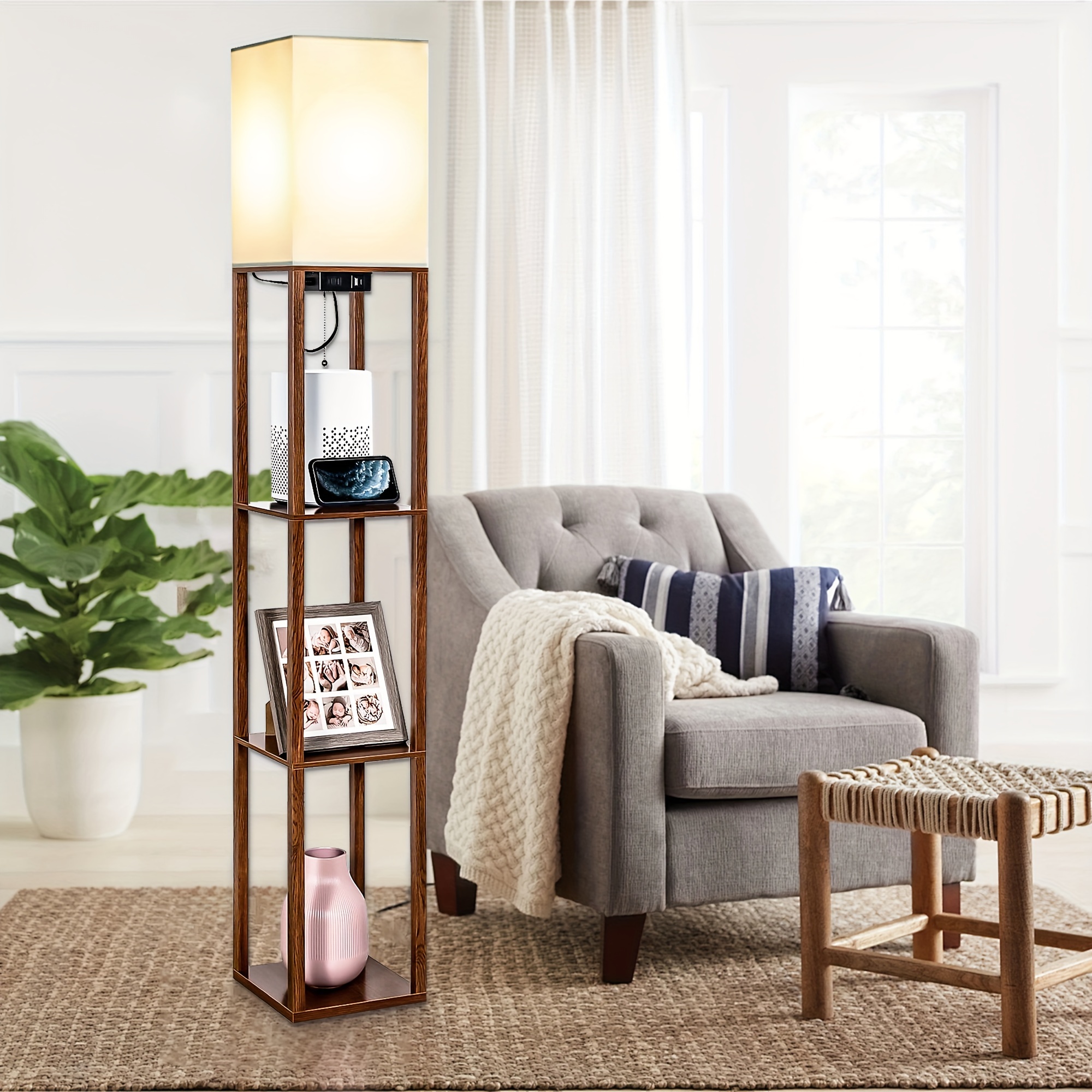 pillar mounted floor lamp rack modern floor lamp 9w led Temu