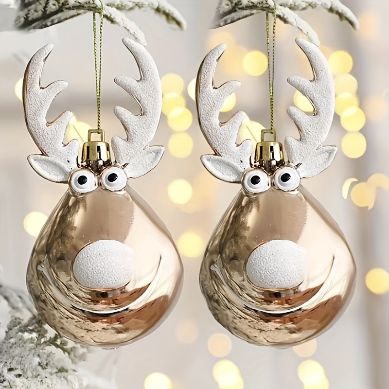 

1pc Elk Christmas Christmas Tree Hanging Small New 2024 Christmas