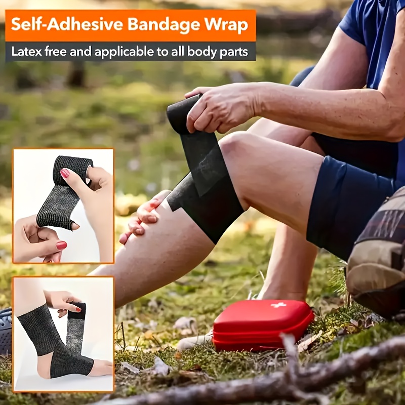 20pcs self   tape heavy duty non woven athletic wrap strong   for joint support   prevention recovery ideal for gym sports veterinary care 20 rolls in blue   purple yellow white black   grade athletic tape gym accessories joint     vibrant colors flexible material multipurpose wrap breathable fabric fitness enthusiasts Product details 7
