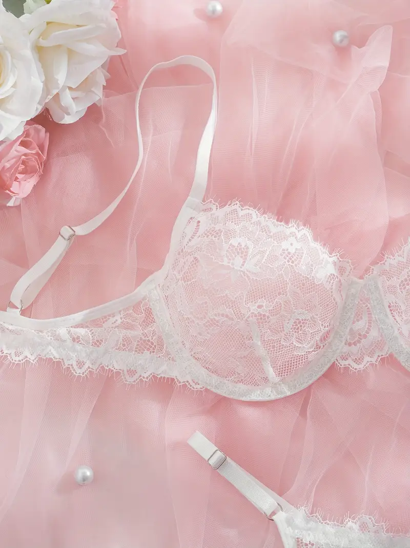 solid eyelash lace strappy fashion lingerie - Temu Mauritius solid eyelash lace strappy fashion lingerie - Temu Mauritius