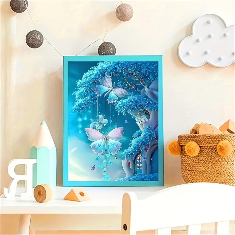 

30*40cm/11.8*15.7in Diy 5d Diamond Painting Full Diamond With Number Kits Home And Kitchen Fashion Crystal Stitch Embroidery Paintings Canvas Pictures Wall Decoration Gifts Arts And Crafts For Adults