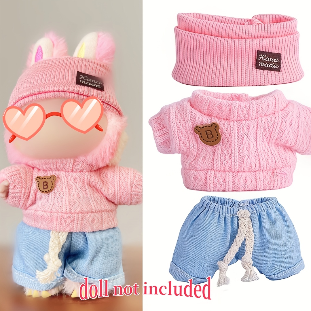 Vêtements Pour Poupées 17 Cm - Ensemble Accessoires Peluches - Idéal Garçons Et Filles