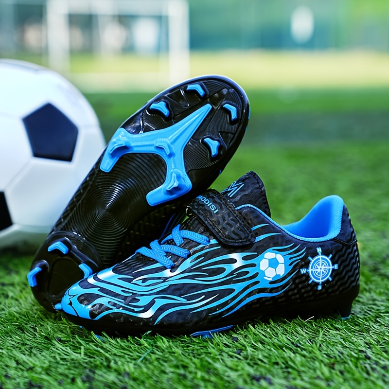 Kinder Fußballschuhe – Atmungsaktiv, Leicht, Mit Klettverschluss, Weiches Garmon-Leder, Für Jungen & Mädchen