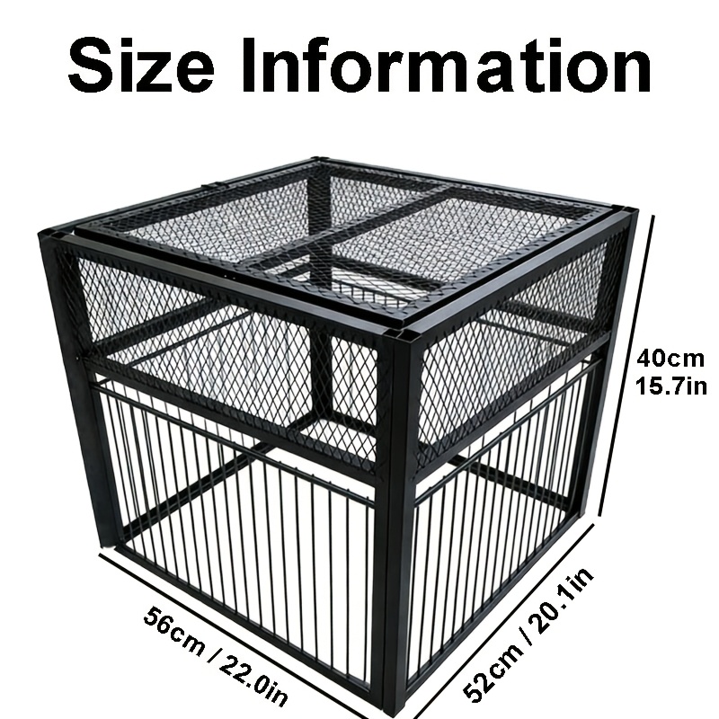  cage thickened and reinforced with a   design allowing only entry and   suitable for collecting pigeons on   in gardens etc