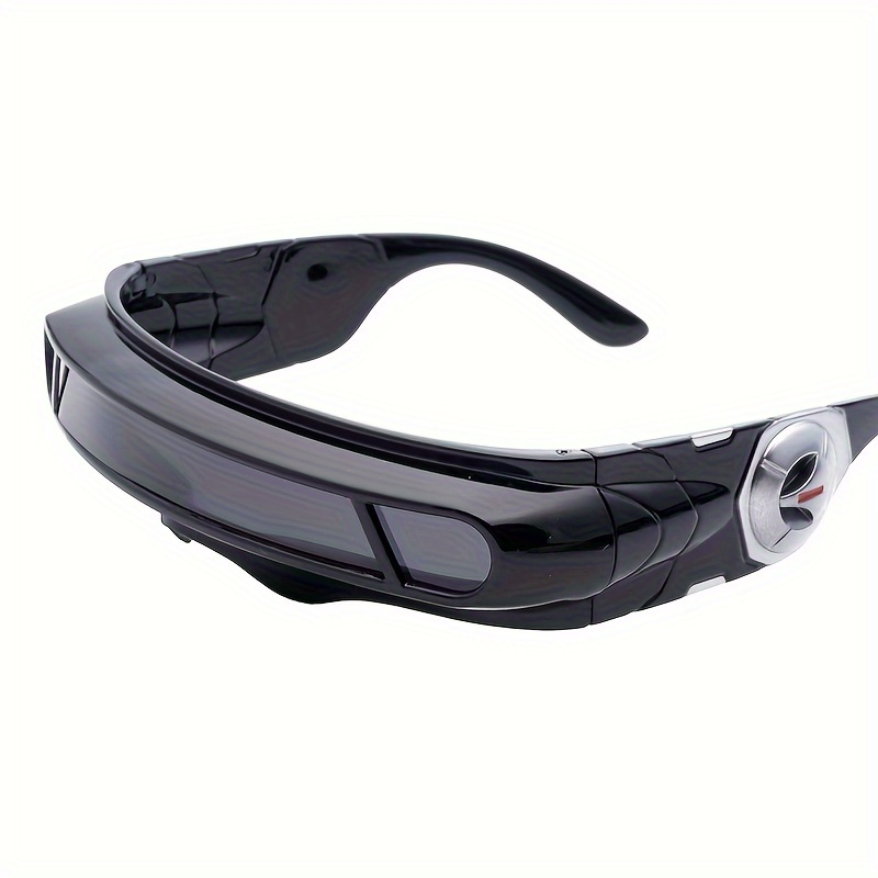 mens polarized cosplay glasses 2024 new fashion tac lens cool style retro eyeglasses pc frame tac lens suitable for outdoor activities details 5