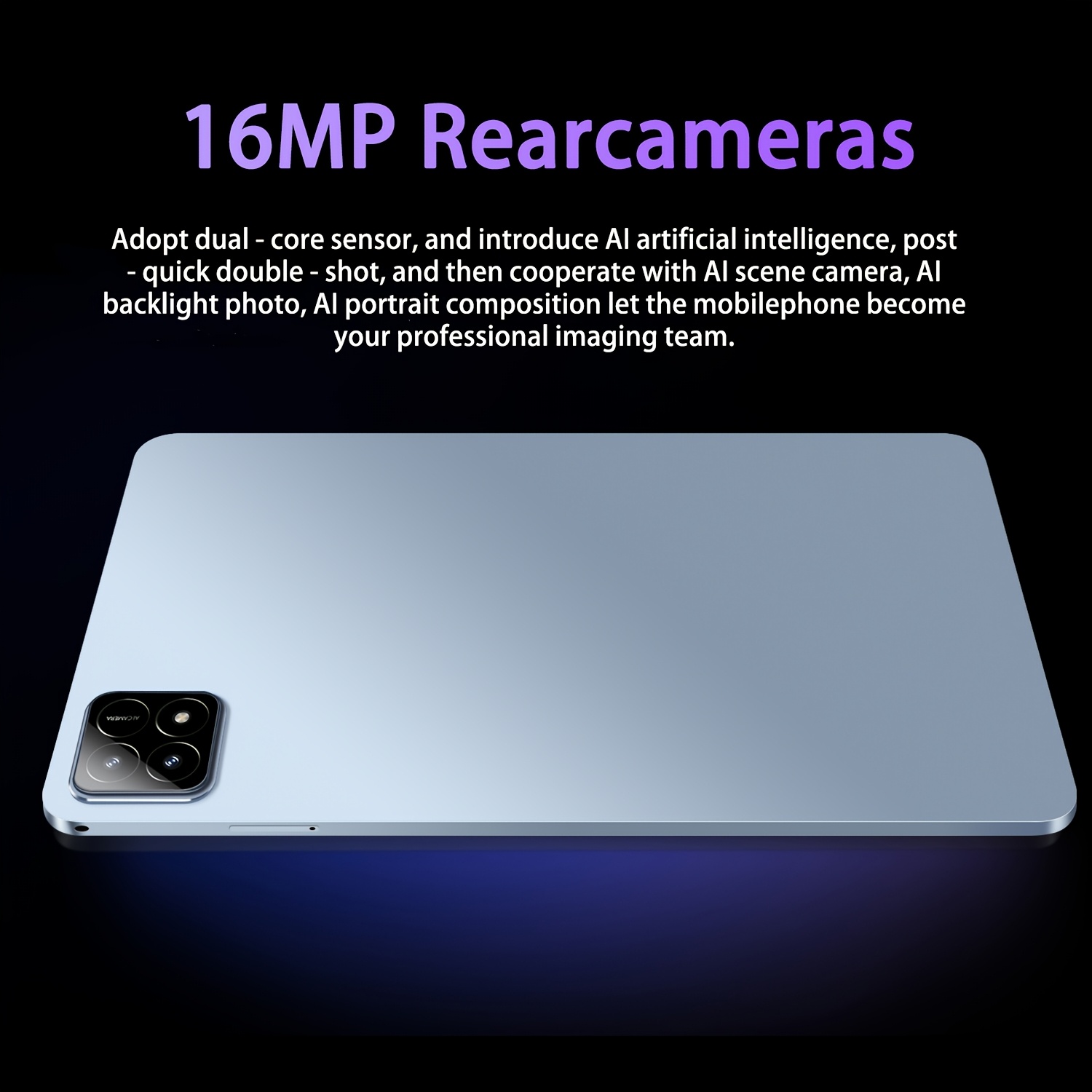 NANNEE-10.1 Inch Global New Tablet Pad6Max, with 8GB RAM And 128GB ROM, Supports Wifi 5, Has Built-In GPS, 8MP + 16MP Cameras, Runs Android 15, Suitable for Entertainment And Office Use, Tablet, Pad, Tablet, Pad