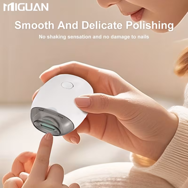 usb rechargeable electric portable no shaking no damage to nails ideal for use battery powered no display plastic for nail care Product details 4