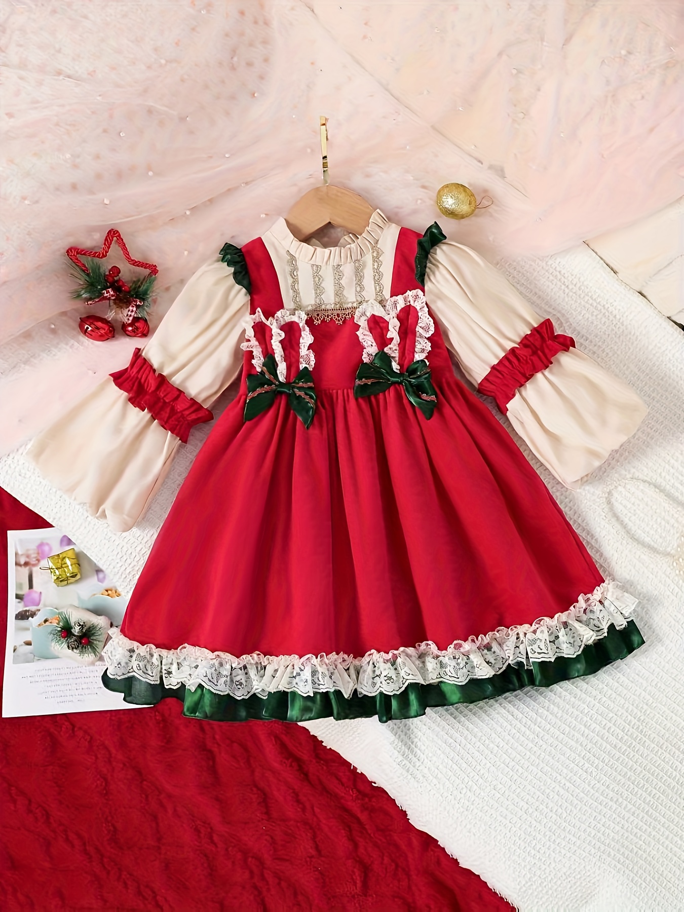 christmas red velvet dress Kylie Dress