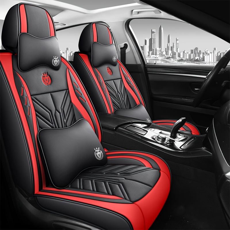 

Universal Durable And Comfortable Pu Leather Car Seat Covers, Fully Wrapped Seat Covers, Five-seater Special Seat Protection Covers