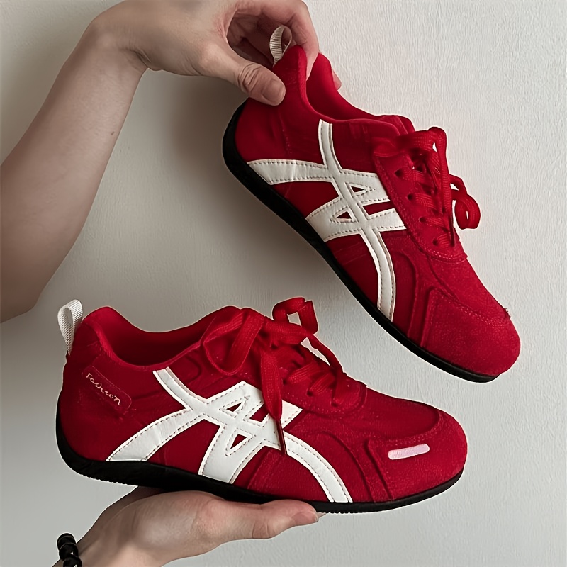 TEMU Sneakers, Onekao Brand 2026 -block Vintage German Training Shoes, Couple's Style, , Large Sizes, Loose Fit Casual Skate Shoes, Lightweight,