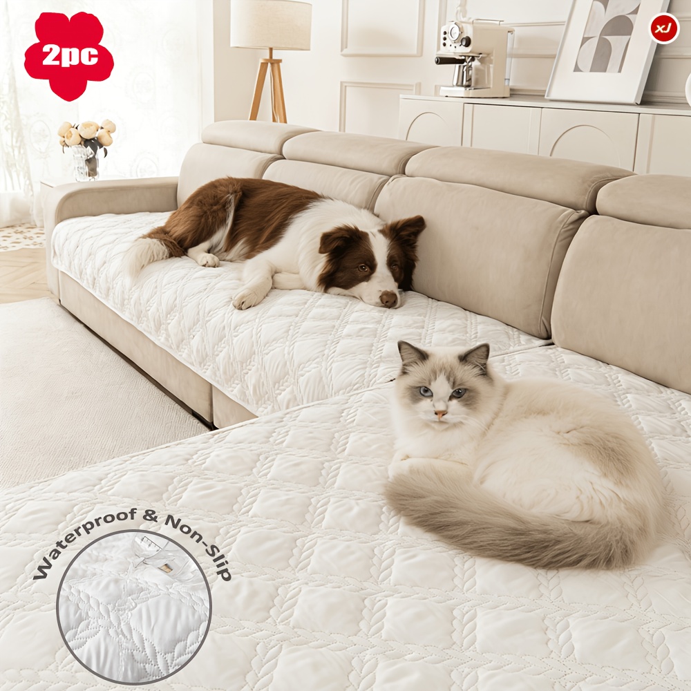 TEMU 2pcs Anti-slip Technology Dog Bed Covers Suitable For -season Use, Suitable For Small/medium/ Dogs, Machine Washable Bedspread With For,, Floors