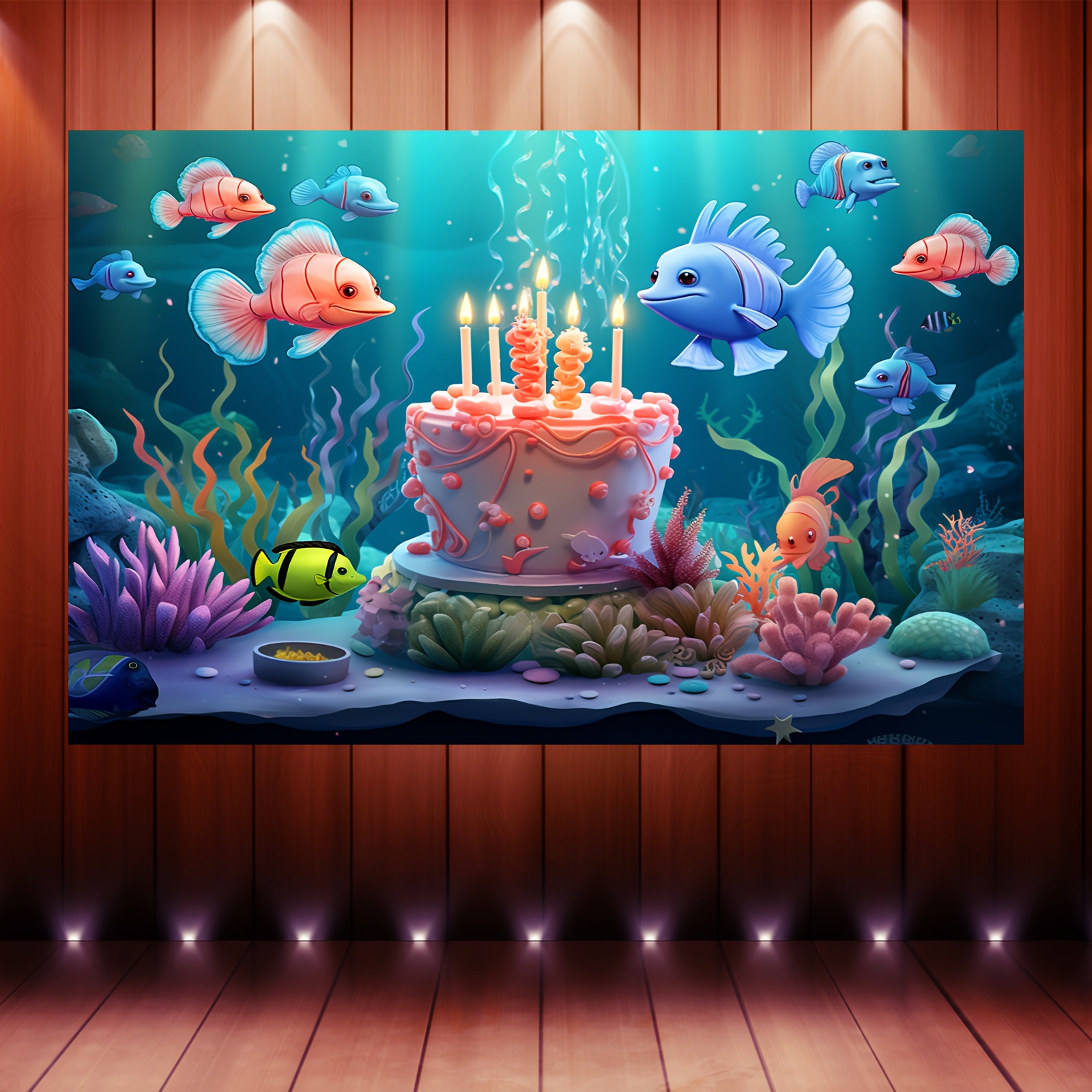 Under The Sea Photo Backdrop Party Props