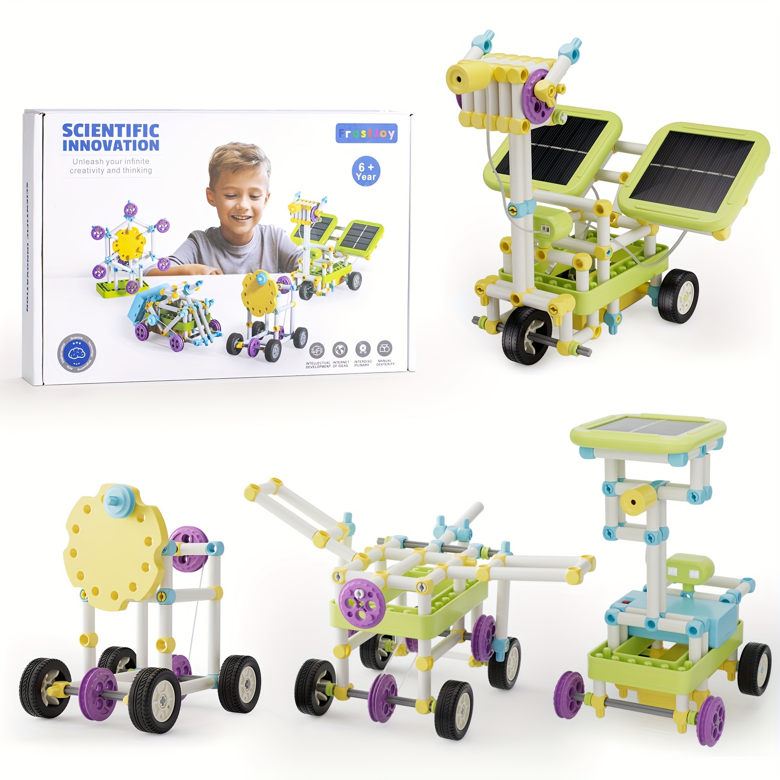 

430-piece Stem Education Building , Create Endless Models, Solar Powered Science Toys, Curiosity And Learning For 6-13