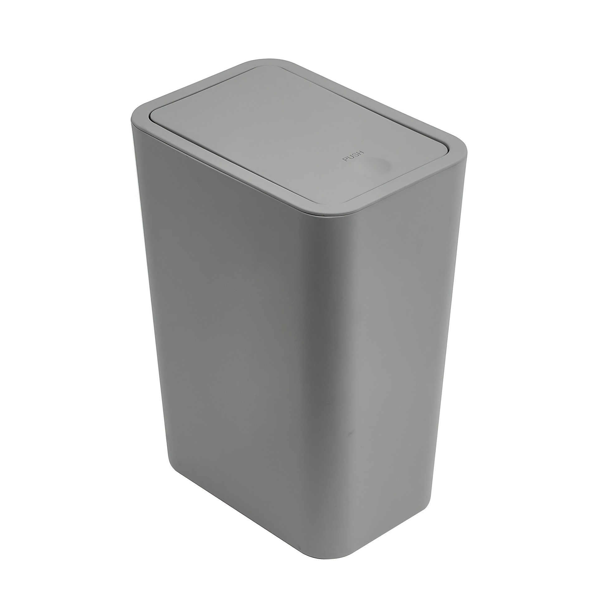 Pop-up Lid Rectangular Trash Can For Rv, Bathroom, Bedroom, Living Room, Office - Easy To Clean, 99% Compatible With Rvs, Black, White, Gray