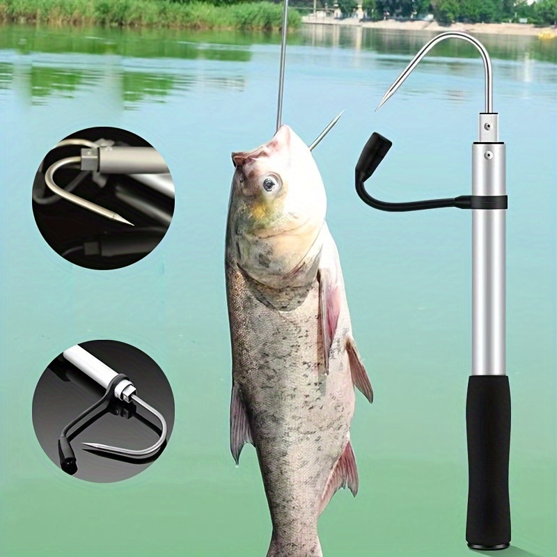 Stainless Steel Telescopic Fish Spear Hook Large Fish - Temu Canada