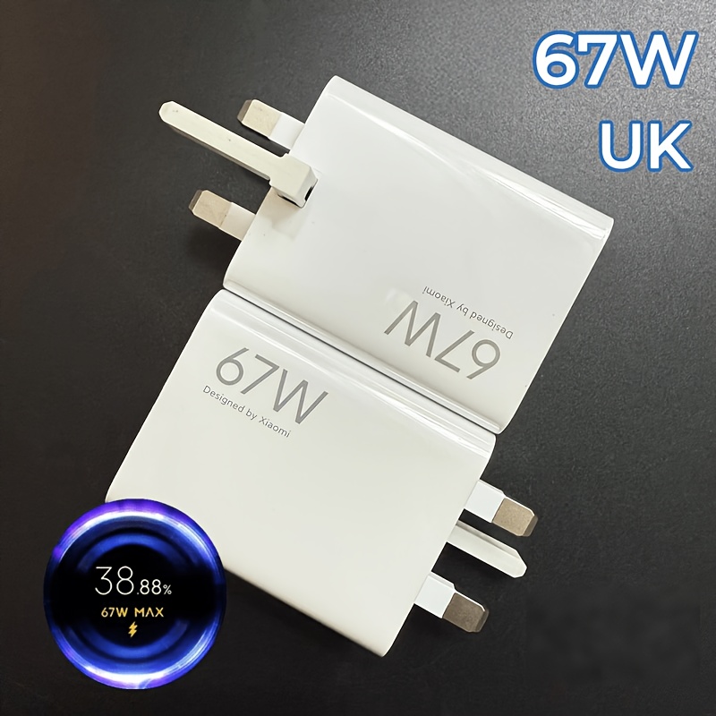 item picture xiaomi 67w   power adapter type a uk plug mdy 15 eu  