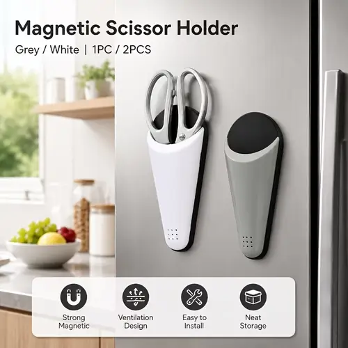 Scissors Dry Racks magnetic organizer sold on Temu United States