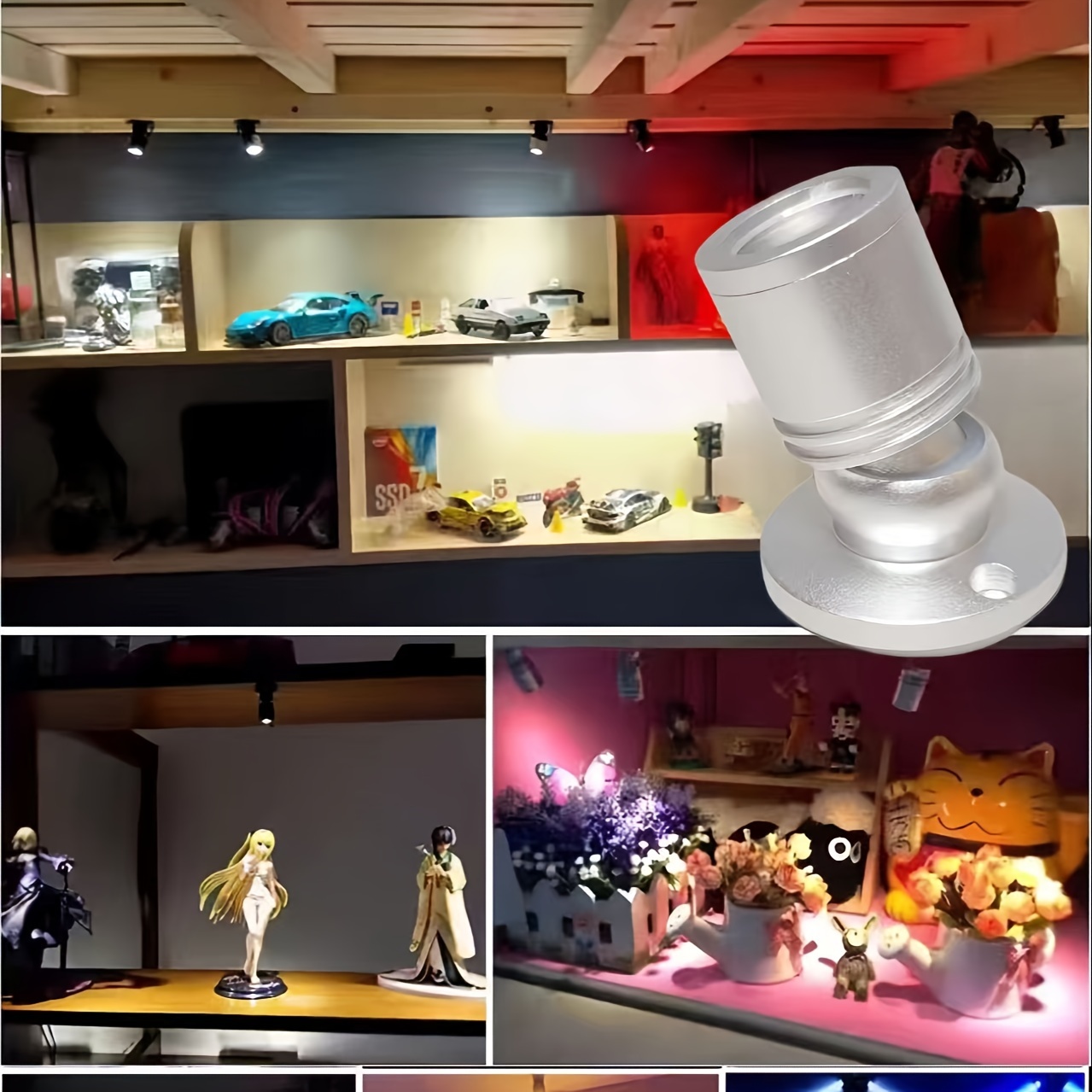 Mini USB LED Spotlight with 149.96cm Cable for Accent Lighting