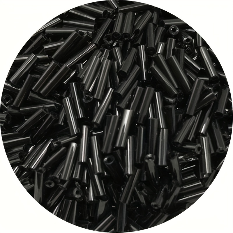 400pcs/bag 6mm Charm Czech Glass Beads Cylindrical Tube Bugle Spacer Beads For Jewelry Making Earring Necklace